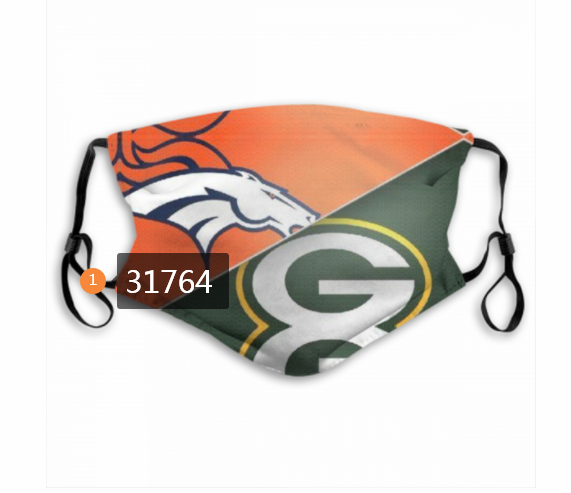 NFL Green Bay Packers 1912020 Dust mask with filter->nfl dust mask->Sports Accessory